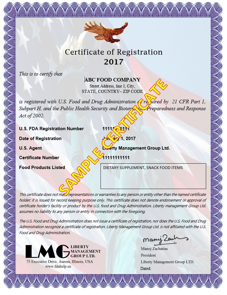 FDA Registration Renewal