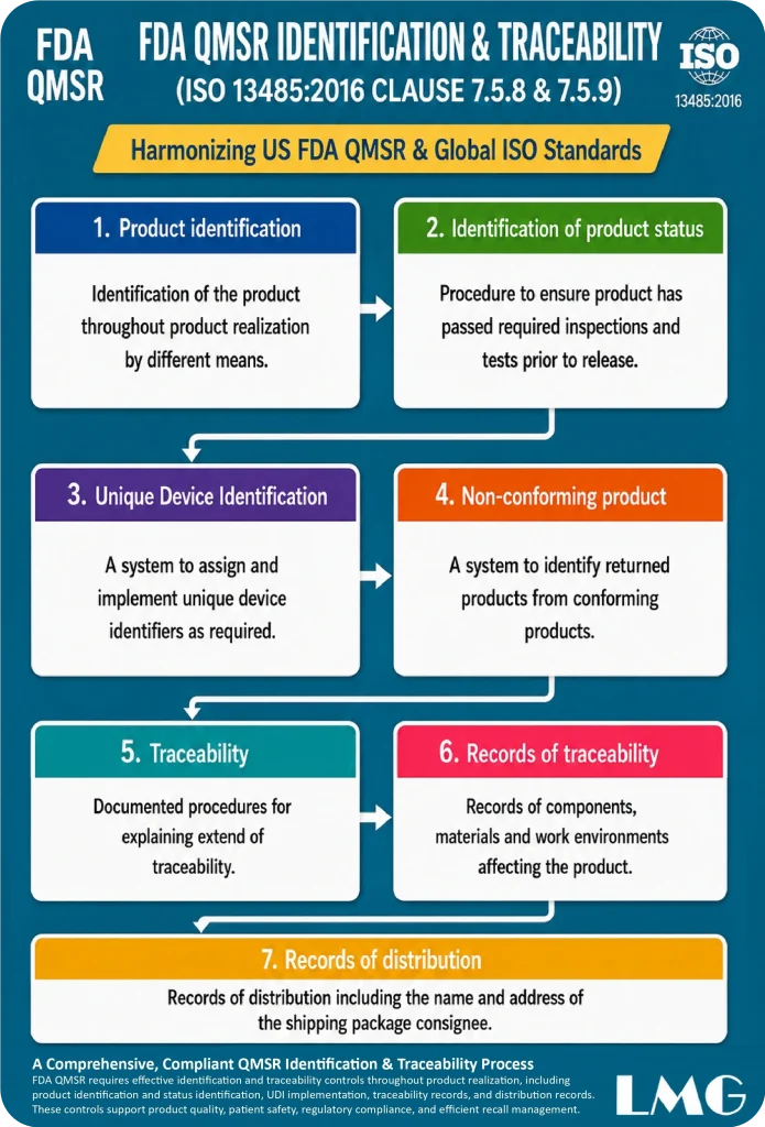 fda qmsr identification traceability
