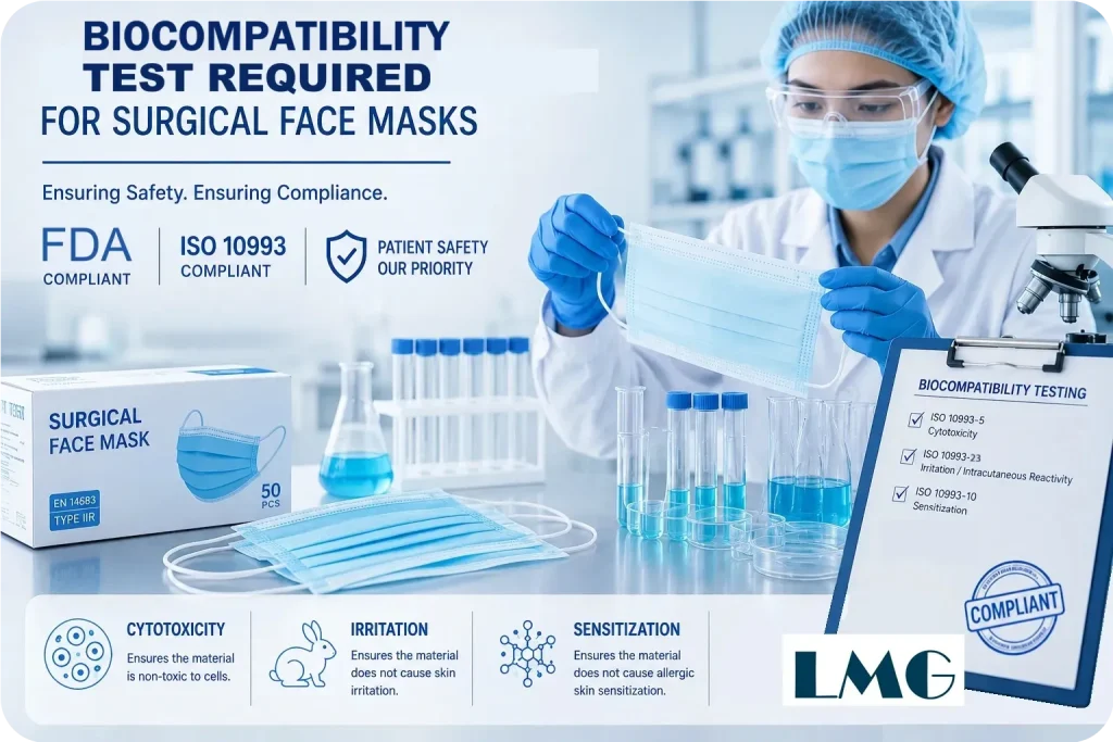 surgical face mask biocompatibility