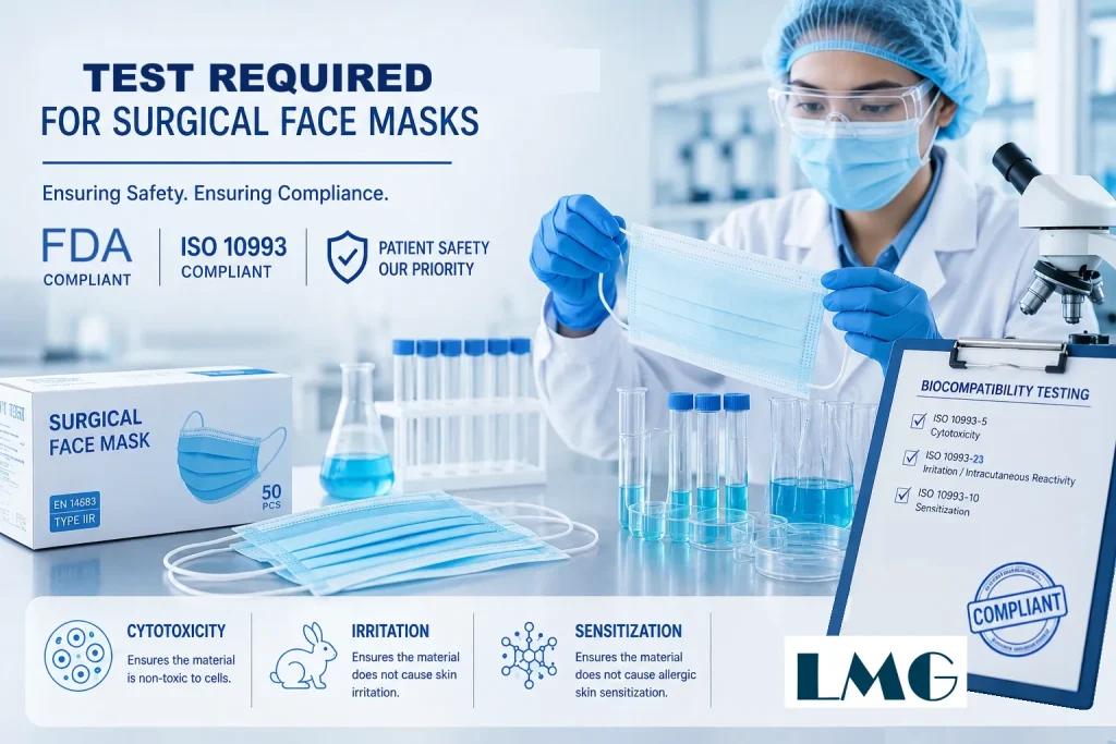 surgical face mask biocompatibility